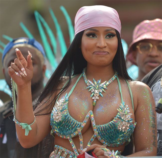 Nicki Minaj, descuido, pezón, Carnaval